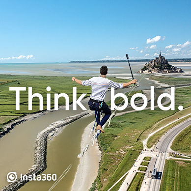 Insta360：敢想敢為。 | 在聖米歇爾山與内森·鮑林站在世界記錄高度